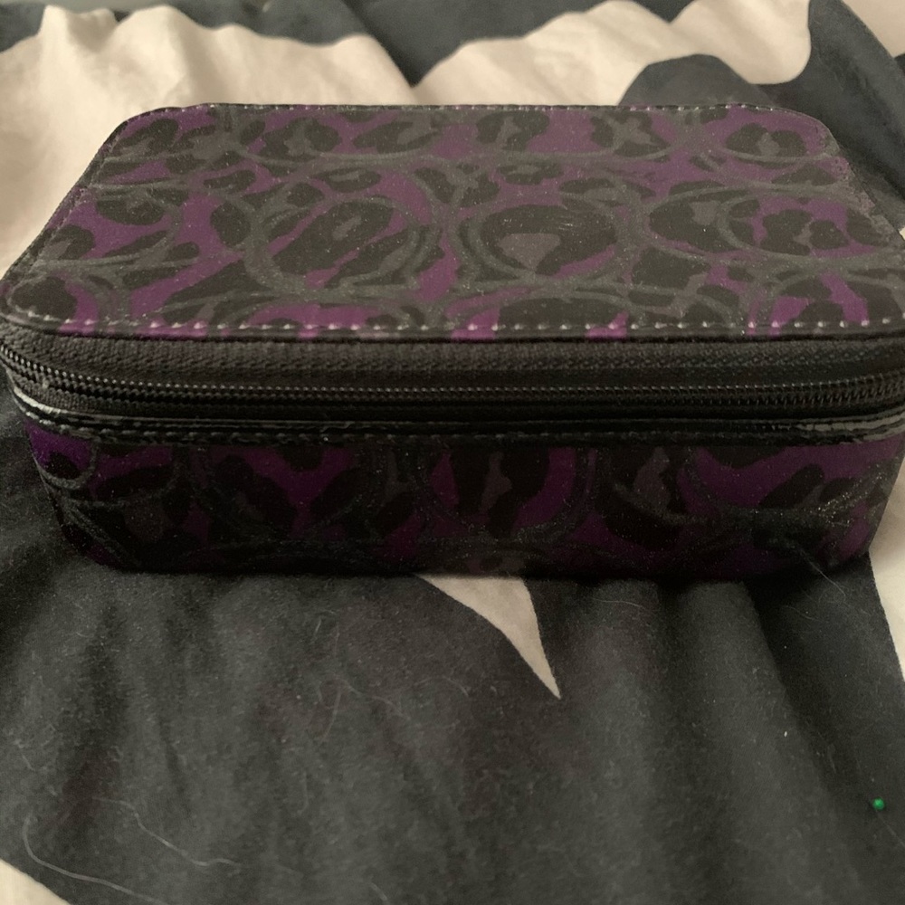 Coach travel jewelry case